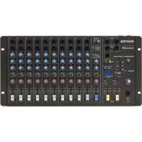 MESA DE SOM MIXER DJ STEREO DIGITAL SD USB 12 CANAIS  
