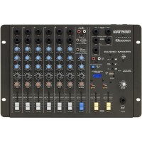 MESA DE SOM MIXER DJ STEREO DIGITAL 8 CANAIS USB SD  