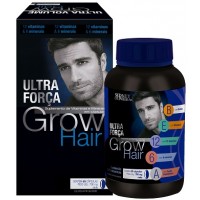SUPLEMENTO VITAM&Iacute;NICO ANTICALVICIE GROW HAIR MEN 3 FRASCOS 
