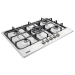 COOKTOP A GÁS TRAMONTINA 5 BOCAS INOX ESCOVADO C/ ACENDIMENTO AUTOMATICO