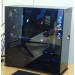GABINETE GAMMER ACRICILICO ATX PRETO DOURADO COM JANELA
