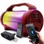 CAIXA DE SOM BRIWAX FM  MP3 BLUETOOTH USB BORDEAUX C/ ALÇA