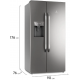 REFRIGERADOR FRENCH DOOR ELECTROLUX 579L INOX 75KW