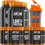 KIT MIDWAY 02 WHEY 907G + 02 BCAA 250G + 02 CREATINA 300G + 01 Squeeze Sharker Brinde