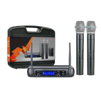 KIT VOKAL 02 MICROFONES SEM FIO MAIS BASE RECEPTORA DE SINAL UHF RECURSOS PREMIUM