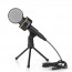 MICROFONE CONDENSADOR PROFISSIONAL COM FIO P/ ESTUDIO PC PLUGUE CABO XLR ALTA QUALIDADE