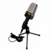 MICROFONE DE MESA SF COM TRIPE CONDENSADOR PROFISSIONAL ALTA SENSIBILIDADE