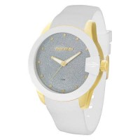 RELOGIO FEMININO ANALOGICO MORMAII MAUI BRANCO