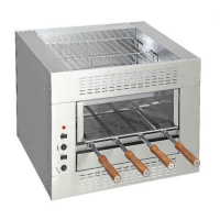 CHURRASQUEIRA ELETRICA DE BALC&Atilde;O CHAUFFAGE 04 ESPETOS