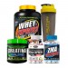 KIT SUPLEMENTOS 2X WHEY CREA BCAA GLU MACA ZMA LAUTON