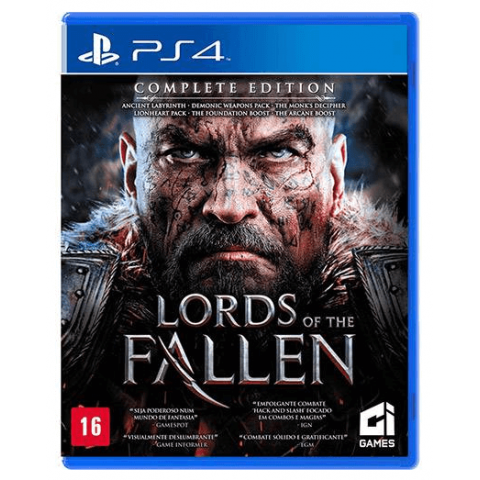 JOGO LORDS OF THE FALLEN COMPLETE EDITION PS4 SONY RPG