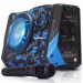 CAIXA DE SOM Bluetooth Usb Fm SD 500W BLUE LIGHT C/ MICROFONE 
