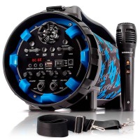 CAIXA DE SOM AMPLIFICADA BLUETOOTH TURBO CANHÃO FM USB MP3 40W
