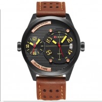 RELOGIO MASCULINO CURREN ASSOCIATE ANALOGICO BEGE