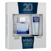 KIT ANTONIO BANDERAS KING OF SEDUCTION EAU DE TOILETTE MAIS POS-BARBA