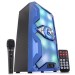 CAIXA DE SOM PORTATIL INFOKIT AUX BLUETOOTH MP3 SD USB 12W RMS MICROFONE GRATIS