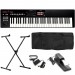 TECLADO MUSICAL SINTETIZADOR ROLAND 1000 SONS 61 TECLAS C/KIT