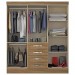 GUARDA-ROUPA CASAL ESPELHADO 6 PORTAS 4 GAVETAS AVAI AVELA CASTANHO WOOD MOVAL
