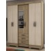GUARDA-ROUPA CASAL C/ ESPELHO 6 PORTAS 3 GAVETAS BRIZ ALTO BRILHO UV