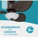 VENTILADOR DE TETO VINTAGE 3 HELICES 71W 170 RPM