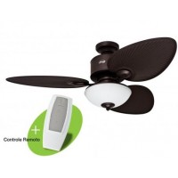VENTILADOR DE TETO VINTAGE 3 HELICES 71W 170 RPM C/ CONTROLE REMOTO