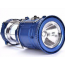 LANTERNA LAMPIAO SOLAR 6 LEDS RECARREGAVEL RETRATIL – USB – BIVOLT – AZUL