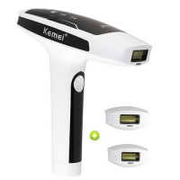 KEMEI DEPILADOR A LASER INDOLOR PERMANENTE 50.000 PULSOS CABECAS SUBSTITUIVEIS