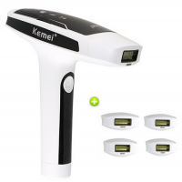 KEMEI DEPILADOR A LASER INDOLOR PERMANENTE 50.000 PULSOS CABECAS SUBSTITUIVEIS