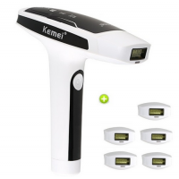 KEMEI DEPILADOR A LASER INDOLOR PERMANENTE 50.000 PULSOS CABECAS SUBSTITUIVEIS