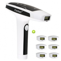 KEMEI DEPILADOR A LASER INDOLOR PERMANENTE 50.000 PULSOS CABECAS SUBSTITUIVEIS