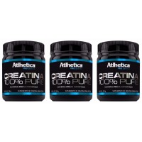 KIT CREATINA 100 PORCENTO MONOIDRATADA ATLHETICA 3X 100G