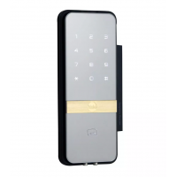 FECHADURA DIGITAL P/ PORTA DE VIDRO YALE - PRATA