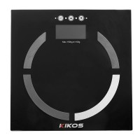 BALANCA DIGITAL KIKOS CAPACIDADE 150KG - PRETA