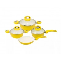 CONJUNTO DE PANELAS ESMALTADAS 4 PECAS INTERNO CERAMICA