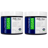SUPLEMENTO P/ ATLETAS GLUTAMINA VEGANA SEM SABOR 300G - 02 UND