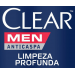 KIT SHAMPOO ANTICASPA CLEAR MEN LIMPEZA PROFUNDA 200ML COM 4 UNIDADES INCOLOR
