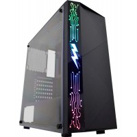GABINETE GAMER CIRKUIT LED RGB C/ USB 3.0