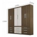 GUARDA-ROUPA CARIOCA MÓVEIS 6 PORTAS
