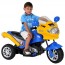 MOTO ELETRICA INFANTIL SPEED A BATERIA AMARELO/AZUL