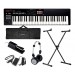 KIT TECLADO SINTETIZADOR ROLAND 61 TECLAS 1000 SONS C/ USB