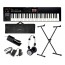 KIT TECLADO SINTETIZADOR ROLAND 61 TECLAS 1000 SONS C/ USB