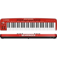 TECLADO CONTROLADOR BEHRINGER FADER 61 TECLAS C/ USB - RED