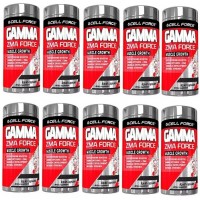 SUPLEMENTO GAMMA ZMA FORCE 60 CAPS PR&Eacute;- WORKOUT - 10 UND