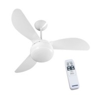 VENTILADOR DE TETO BRANCO COM CONTROLE REMOTO