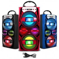 CAIXA SOM PORTATIL AMPLIFICADA LUMEN BLUETOOTH USB FM MP3 SD 12W