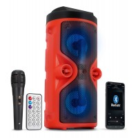 CAIXA SOM PORTATIL AMPLIFICADA BLUETOOTH USB FM MP3 SD 20W DJBOX