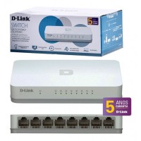 Switch 10/100 dLINK 8 PORTAS Fast-Ethernet -BRANCO