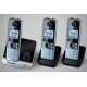 TELEFONE SEM FIO PANASONIC COM IDENTIFICADOR / BLOQUEADOR / 3 MONOFONES