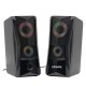DUAS CAIXAS DE SOM STEREO COMPUTER SPORTS SPEAKER GT-S4