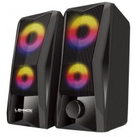 DUAS CAIXAS DE SOM STEREO COMPUTER SPORTS SPEAKER LEHMOX GT-S4